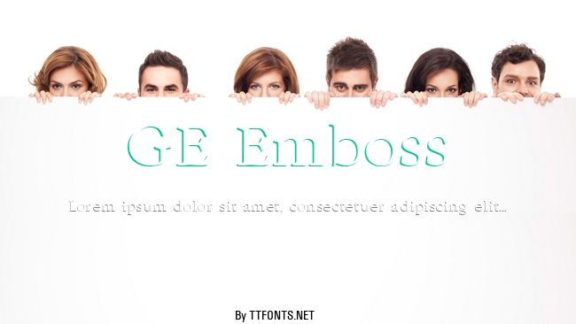 GE Emboss example